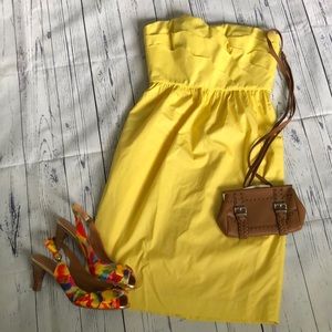 J. Crew Collection size 0 yellow dress